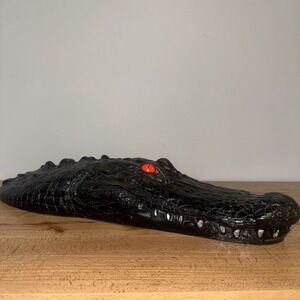 28" Floating Alligator Gator Head Decoy w/Reflective Eyes-for pond-water-pool!